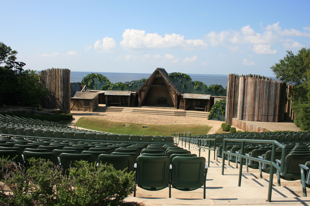 outdoor theater on Roanoke Island