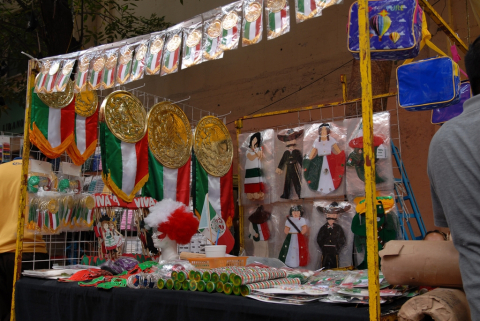 Stalls in Mexico City's Giant Merced Market