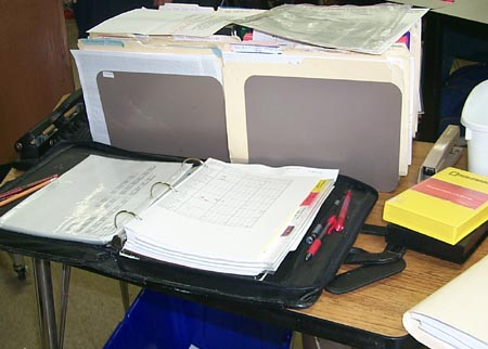 More teacher's space