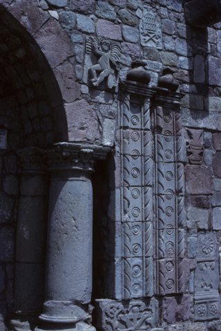 Detail of the church at La Balbanera