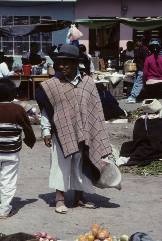 Walking through the market of Otavalo, Ecuador