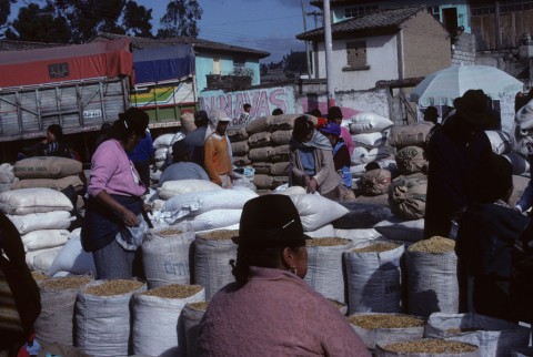 Grain for sale in Saquisilí, Ecuador