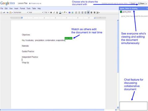 Google Docs screenshot