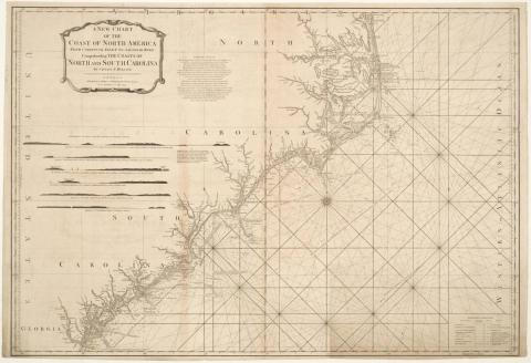 Nathaniel Holland Coastal Map, 1794