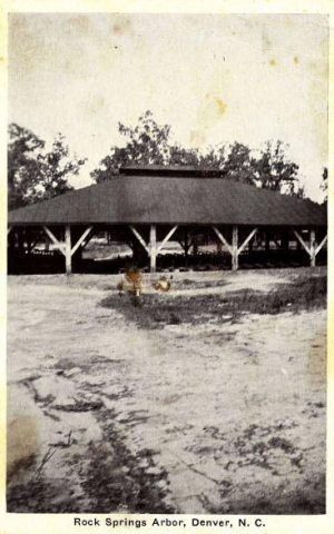 Rock Springs Arbor, Denver, N.C. (postcard)