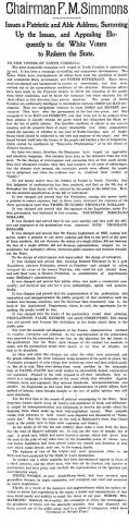 Chairman F.M. Simmons Appeal