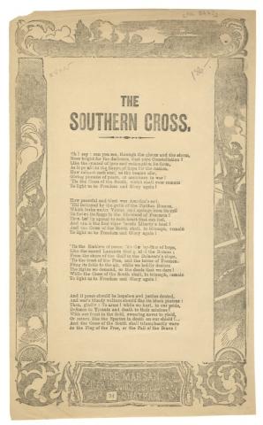 The Southern Cross (song sheet)