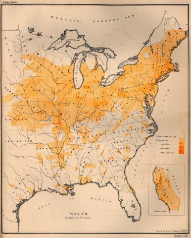 Wealth in the United States, 1870