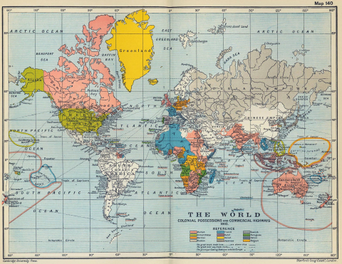 The world in 1910