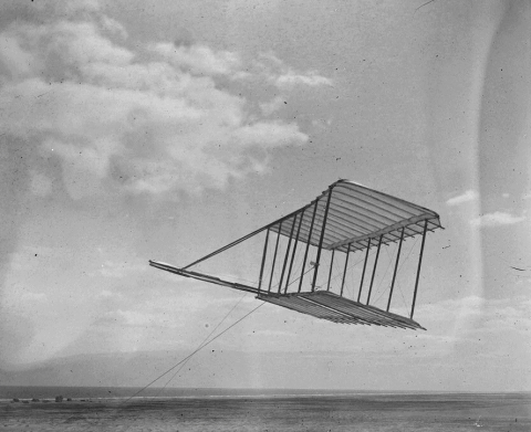 Wright brothers' 1900 glider