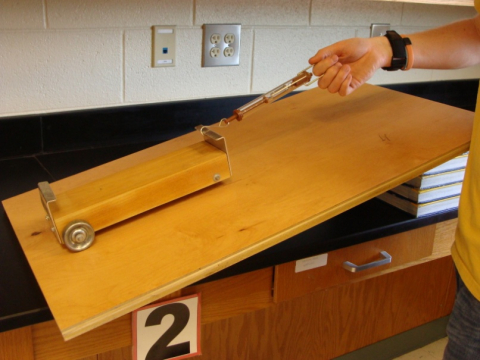 Inclined plane station