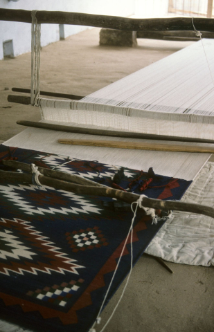 Unfinished weaving near Jodhpur, India