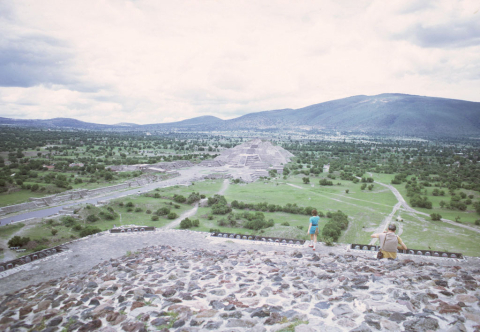 Pyramid of Moon in Teotihuacan, Mexico