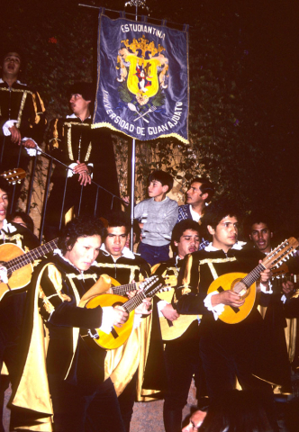 Student musical group in Guanajuato, Mexico