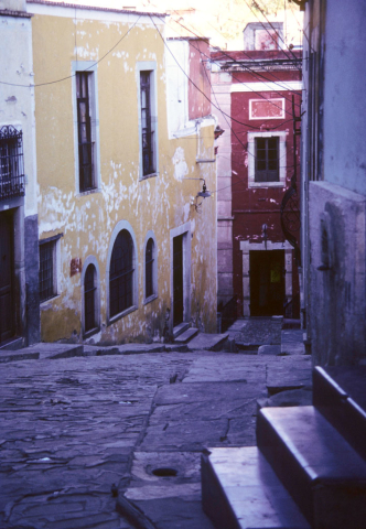 Colonial street in Guanajuato, Mexico