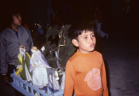 Religious street festival in Guanajuato, Mexico