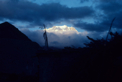 Dhaulagiri Mountain seen from Kaagbeni, Nepal