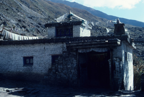 Shrine of natural flame in Muktinath, Nepal