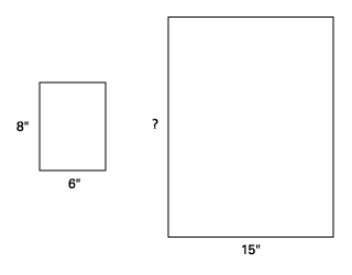 Problem diagram: photo enlargement problem