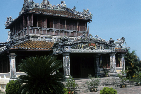 Portico of the royal library at the Imperial City in Hue