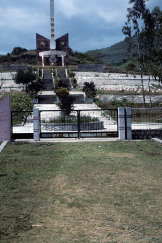 War memorial grounds in honor of Communist Vietnamese soldiers at Qui Nho'n