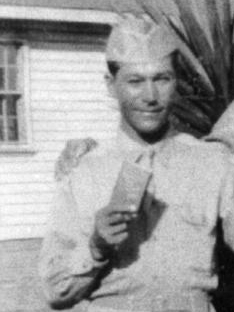 WLee Stewart in the service